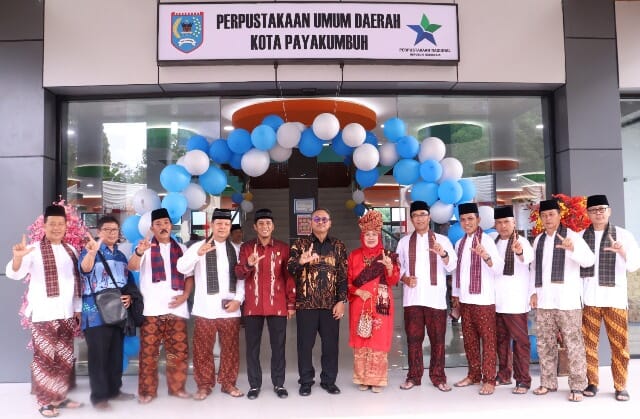 Peresmian Gedung Baru Perpustakaan Umum Daerah, di hadiri Ketua DPRD Kota Payakumbuh
