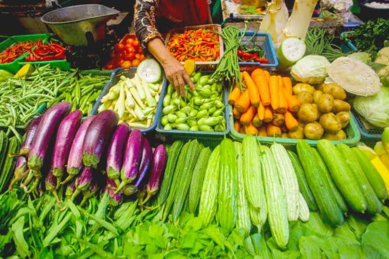 Sayur Mayur yang ada di Pasar